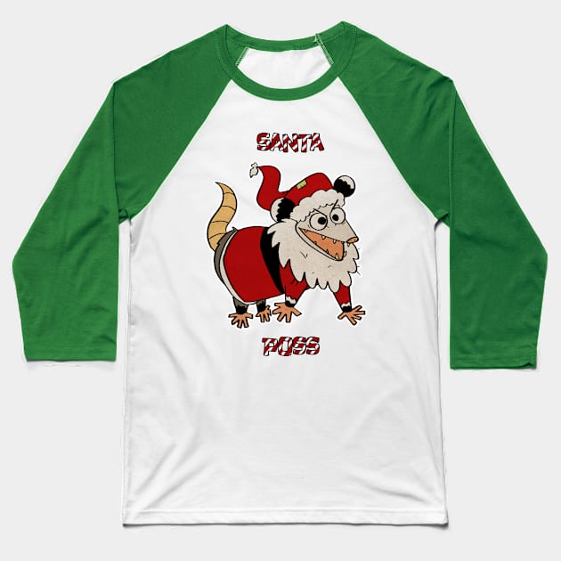 Santa Poss Baseball T-Shirt by Hillopurkki